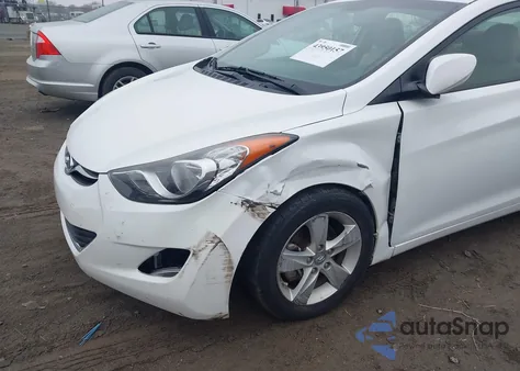 2013 Hyundai Elantra Gls from USA, damaged, VIN 5NPDH4AE6DH275988